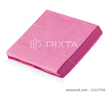 Napkins isolated on white background Napkins isolated on white background 12227595