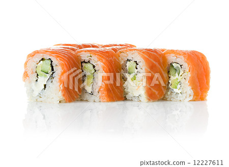 Sushi isolated on a white background. 12227611