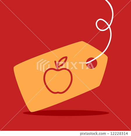 label with apple 12228314