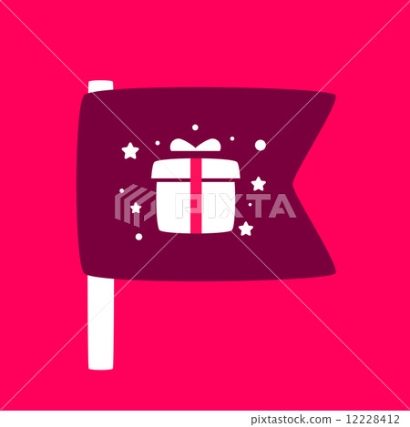 the flag of a gift box 12228412