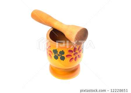 Wooden handmade vintage pestle 12228651