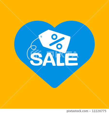 heart with a sale 12228775