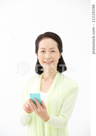 智能手機/中年婦女 智能手機/中年婦女 12229396