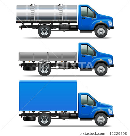 Vector Lorry Icons Set 2 Vector Lorry Icons Set 2 12229508