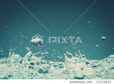 Water splashes on isolated background 12229682