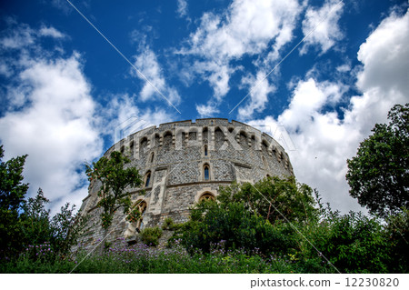 The round tower at Windsor castle in Berkshire 12230820