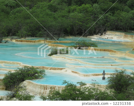 World heritage · China Huanglong landscape World heritage · China Huanglong landscape 12231338