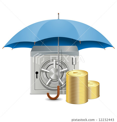 Vector Umbrella and Safe 12232443