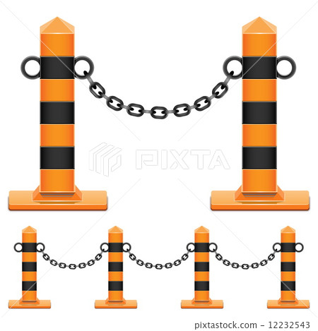 Vector Column with Chain 12232543
