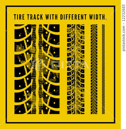 Tire tracks Tire tracks 12232685
