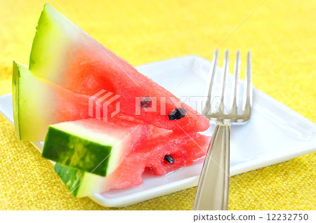 fresh sliced watermelon 12232750