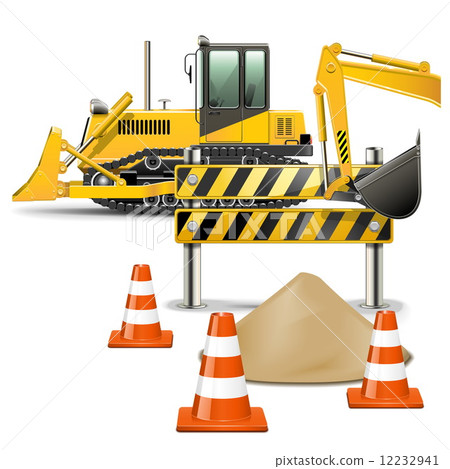 Vector Construction Machines with Barrier Vector Construction Machines with Barrier 12232941