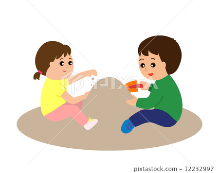 Children playing in the sand 12232997