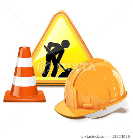 Vector Under Construction Concept 12233059