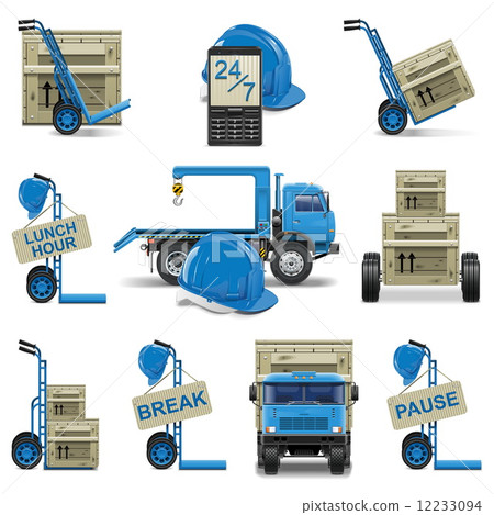 Vector Shipment Icons Set 6 Vector Shipment Icons Set 6 12233094