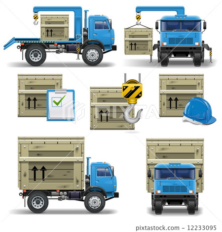 Vector shipment icons set 7 Vector shipment icons set 7 12233095