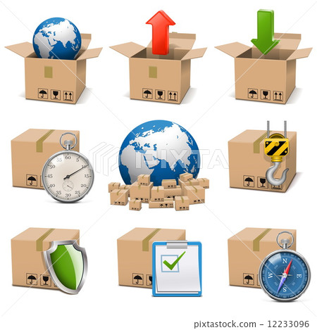 Vector Shipment Icons Set 9 Vector Shipment Icons Set 9 12233096