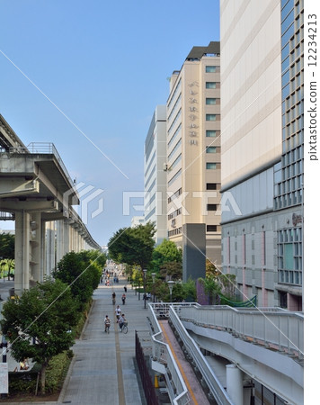 多摩單軌鐵路北立川站（東京都立川市）的風景 12234213