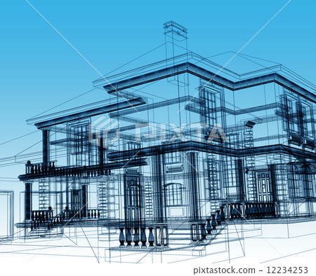 Abstract modern building Abstract modern building 12234253