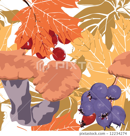 seamless autumn background 12234274