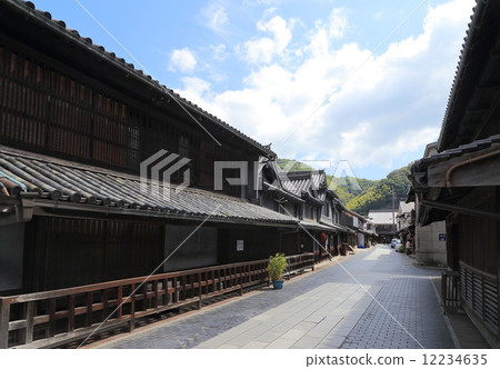在城鎮景觀保護區的“小莎莎酒清酒博物館（採取起重機啤酒廠）”前的本原市本町街 12234635