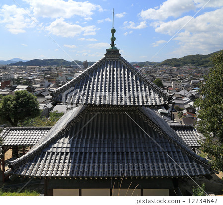 Takehara City, "Town Temple Maikaku-kaku" in Townscape Preservation District and the Townscape of Takehara 12234642