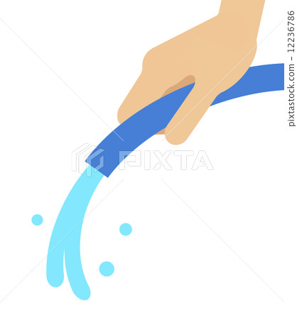 Water coming out of the hose 12236786