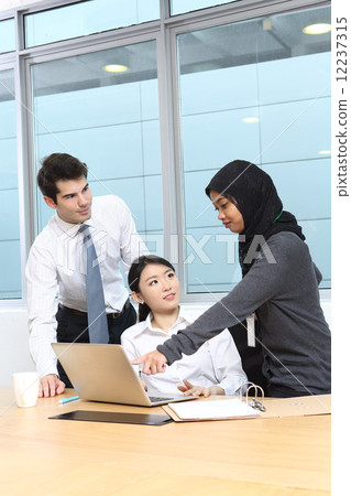Three Asian businessmen 12237315