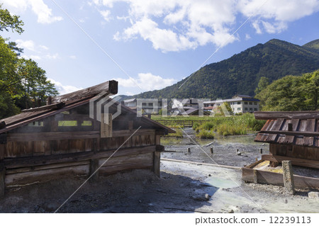 Source of Nikko Yumoto hot spring in Tochigi prefecture September 12239113