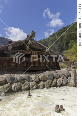 Source of Nikko Yumoto hot spring in Tochigi prefecture 12239114