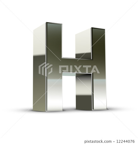 silver, 3d, alphabet - Stock Illustration [12244076] - PIXTA