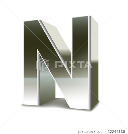 silver, letter, 3d - Stock Illustration [12244186] - PIXTA