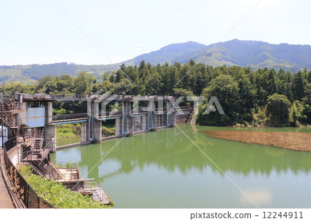 Scenery of Fujioka city, Gunma prefecture 12244911