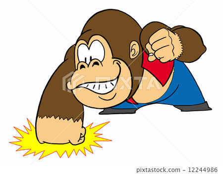 Tea eye gorilla Brown punch 12244986