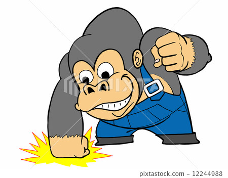 Tea eye gorilla gray punch 12244988