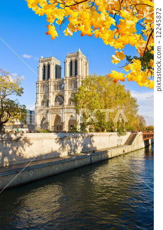 Notre Dame cathedral church, Paris, France 12245872