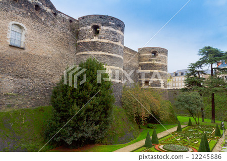 walls  of Angers castle, France 12245886