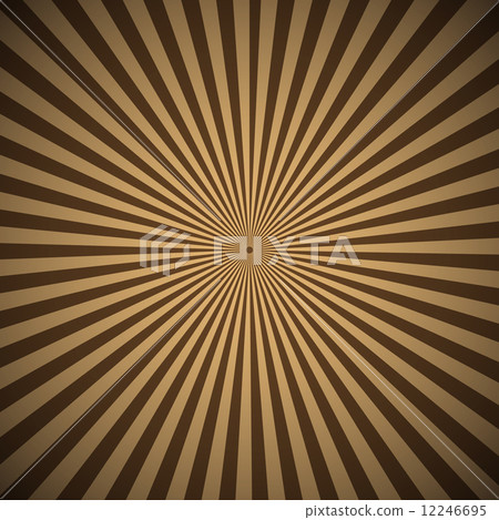 Brown radial rays abstract background-插圖素材 [12246695] - PIXTA圖庫