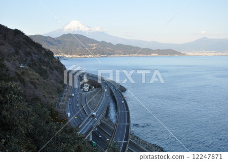 Mt. Fuji from the Satsu Pass 12247871