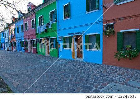 Italy Venice Burano island Italy Venice Burano island 12248638