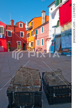 Italy Venice Burano island Italy Venice Burano island 12248658