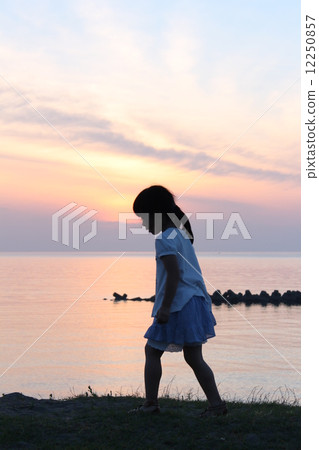 A sunset A sunset 12250857