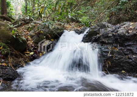 small beautiful waterfall in Lampang,  Thailand 12251872