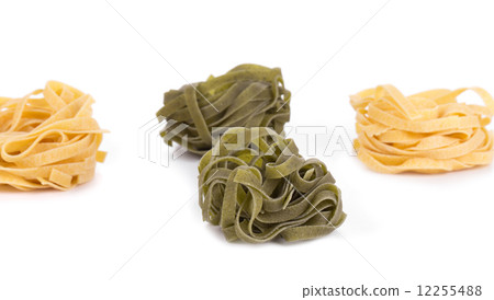 Tasty italian tagliatelle pasta. Tasty italian tagliatelle pasta. 12255488