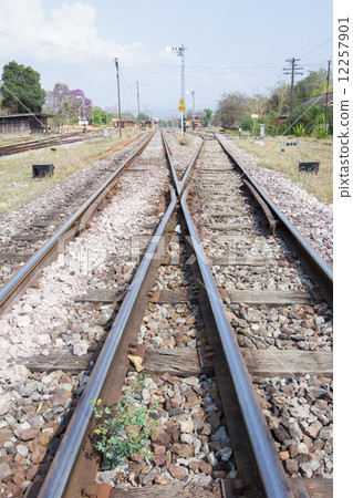 Railway, outdoor landscape, thailand Railway, outdoor landscape, thailand 12257901