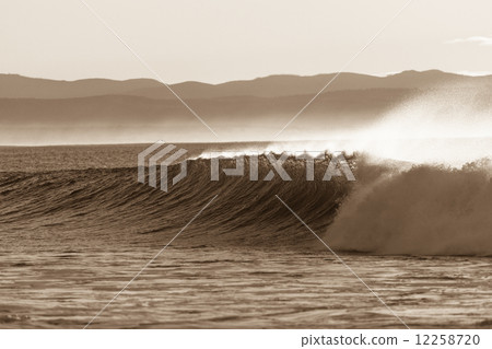 Ocean Wave Landscape Vintage 12258720