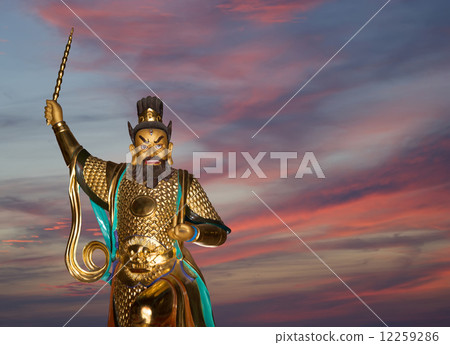 Dharmapala (protector of dharma), Buddhist temple in Beijin Dharmapala (protector of dharma), Buddhist temple in Beijin 12259286