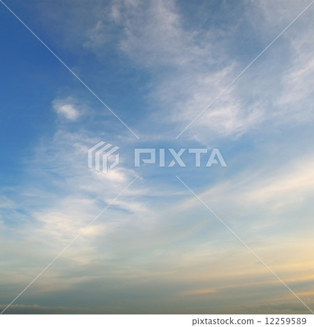 beautiful blue sky with light clouds beautiful blue sky with light clouds 12259589