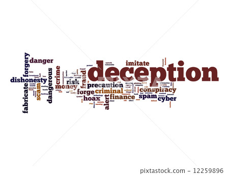 Deception word cloud 12259896
