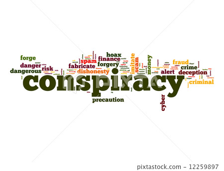 Conspiracy word cloud 12259897